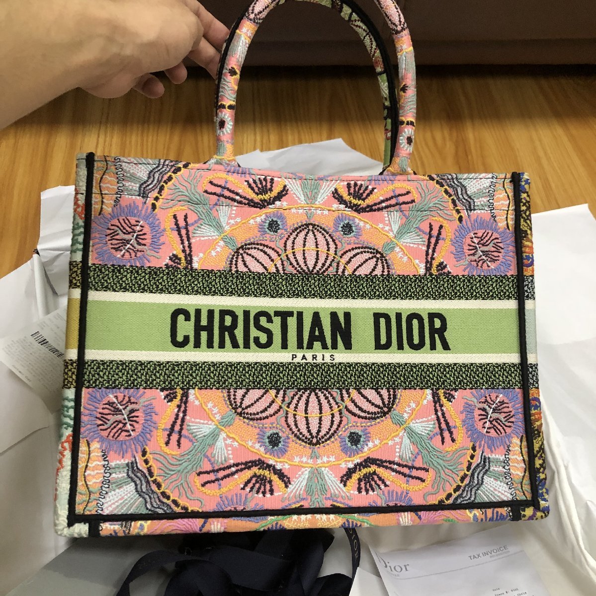 新品同様※Christian Dior クリスチャン ディオール※Book Tote Bag 