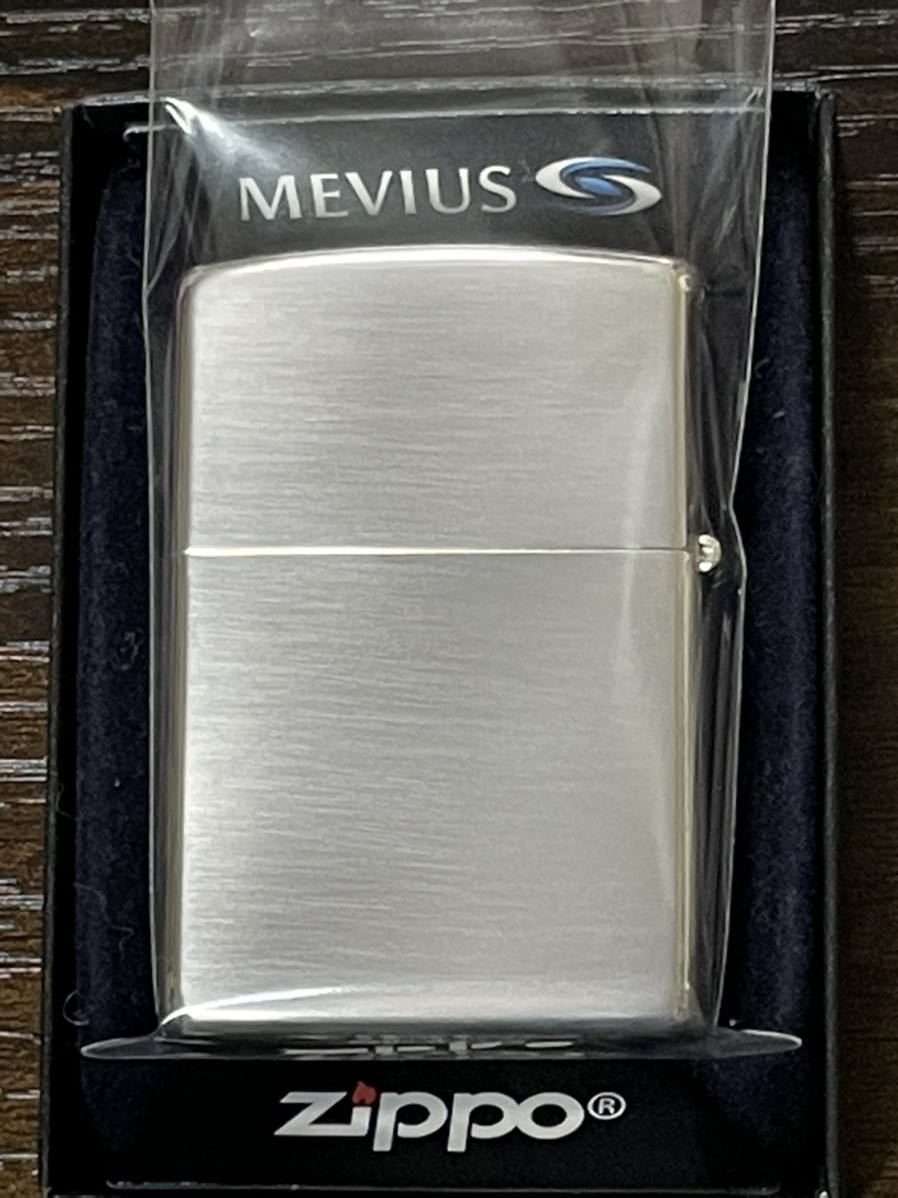 Mevius Silver zippo MEVIUS 3rd Anniversary 限定品 メビウス 3周年記念 2015年製 silver 前面刻印 デットストック ...