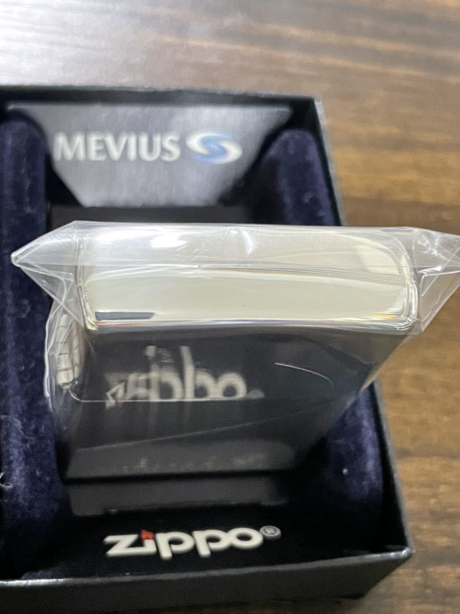 Mevius Silver zippo MEVIUS 3rd Anniversary 限定品 メビウス 3周年記念 2015年製 silver 前面刻印 デットストック ...