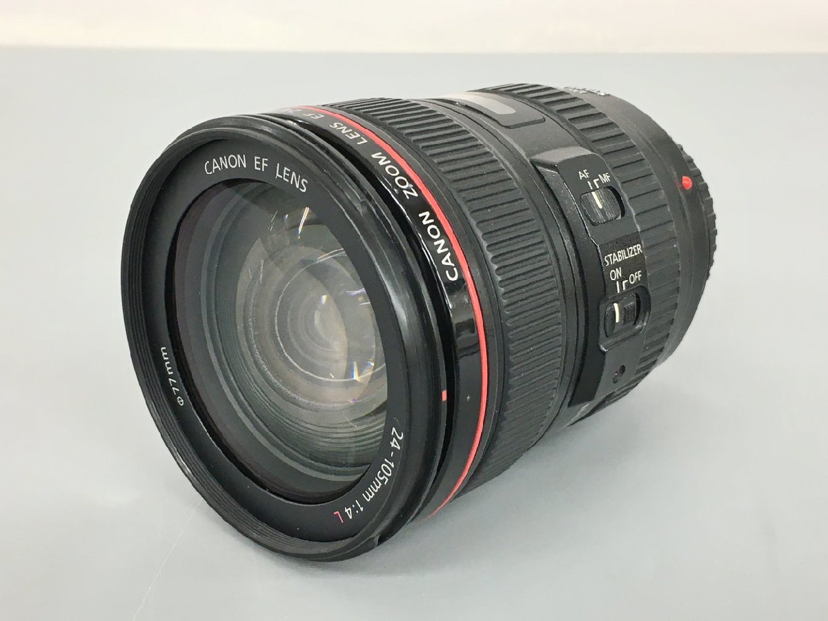 キヤノン Canon カメラレンズ ZOOM EF LENS Φ77mm 24-105mm 1:4 L ジャンク 2208LR192