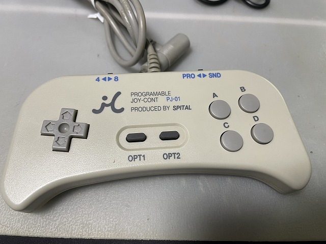 動作未確認】 PC-98 PROGRAMABLE JOY-CONT コントローラー PJ-01 送料