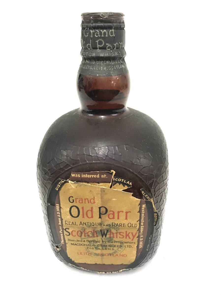 お酒 古酒 オールドパー 【未開栓】Grand Old Parr グランドオールドパー スコッチ ウイスキー 容量度数未記入不明　カy17