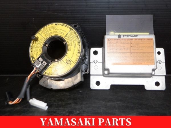 HR34 スカイライン 純正 エアバッグ コンピューター 回転リール スパイラルケーブル 37877