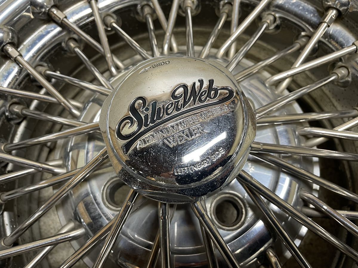 Silver Web WEXLER ワイヤーホイール 15インチ 15x6.5J 114.3/4H 中古2