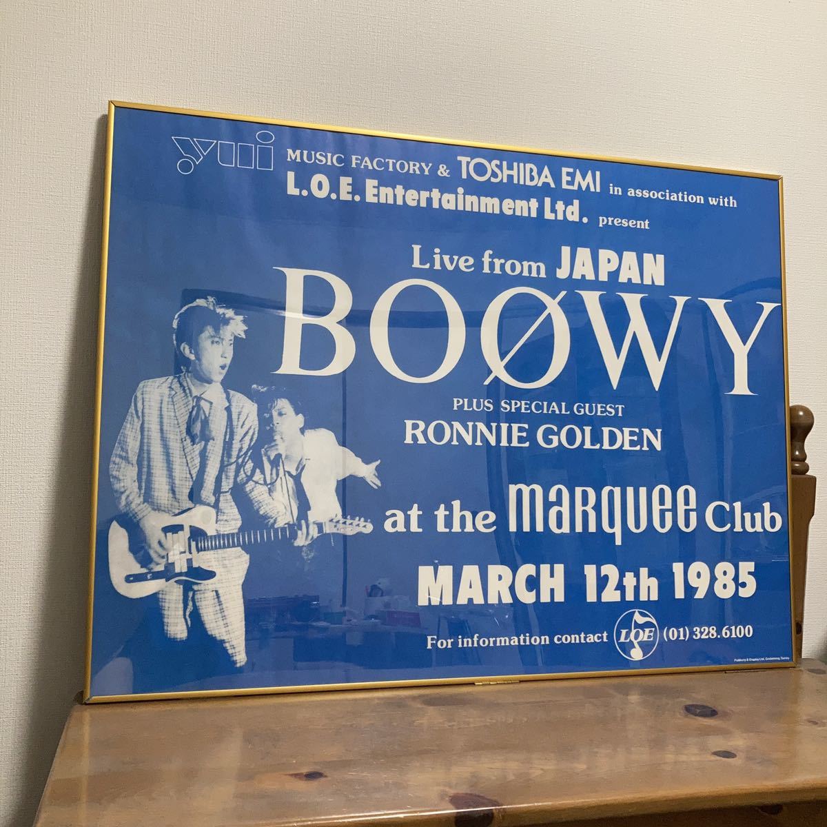BOOWY LONDON MARQUEE | 音楽資料専門店 0 氷室京介 ポスター 公式通販 