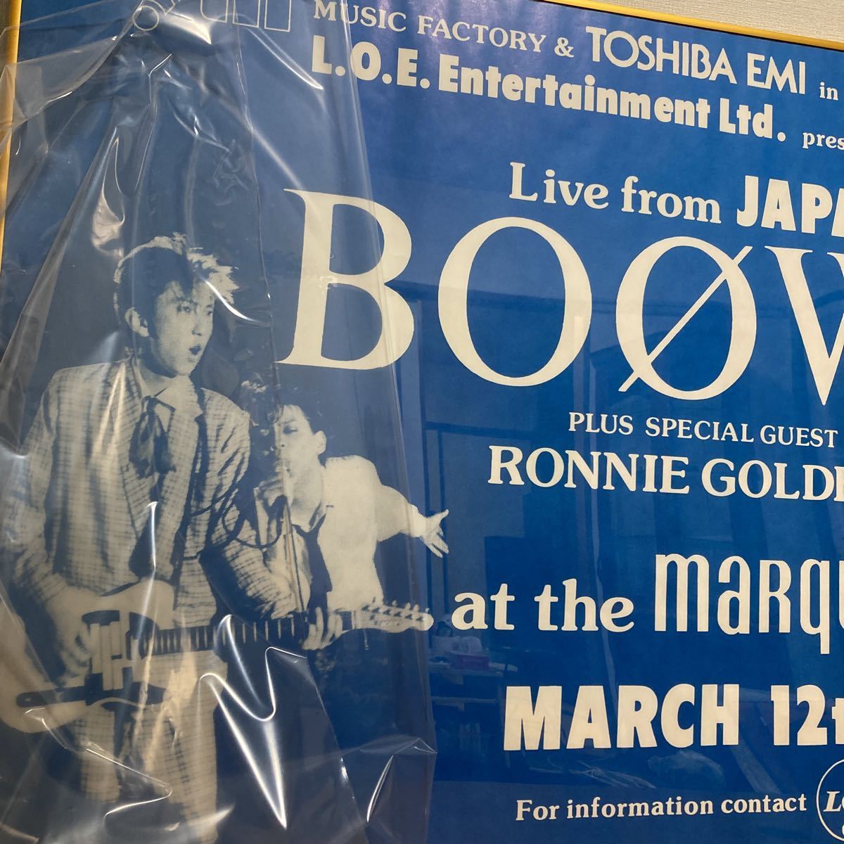 BOOWY LONDON MARQUEE | 音楽資料専門店 0 氷室京介 ポスター 公式通販 