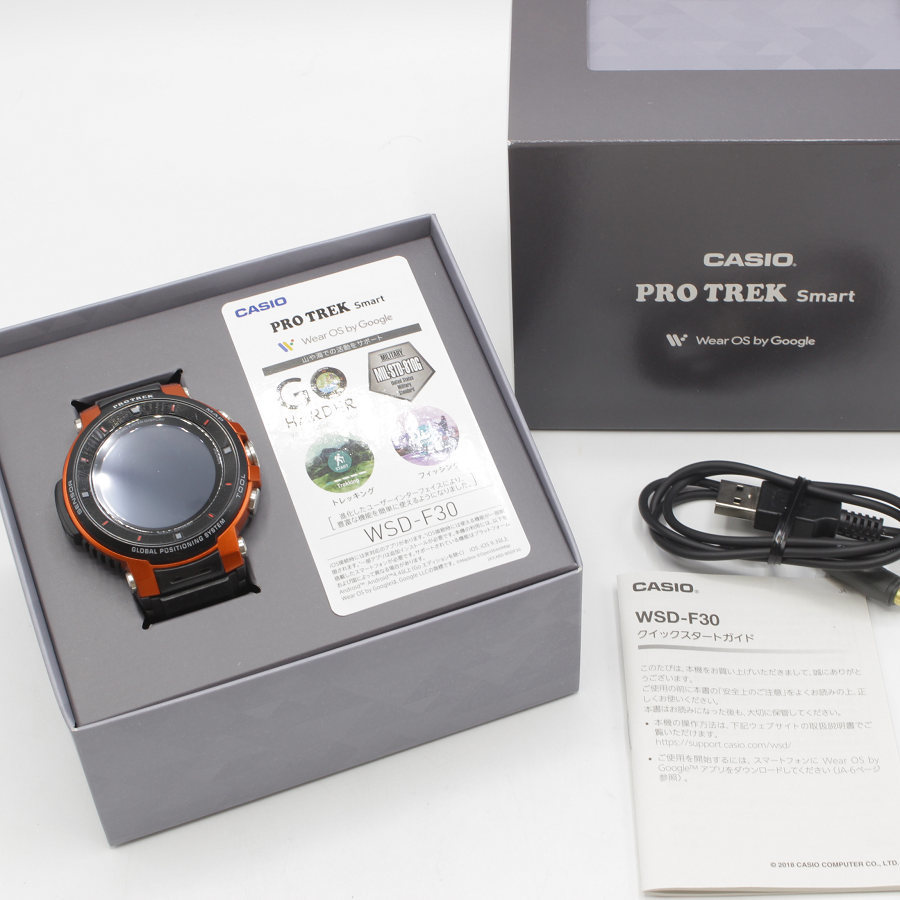 CASIO PRO TREK Smart WSD-F30-RG オレンジ スマートウォッチ 腕時計