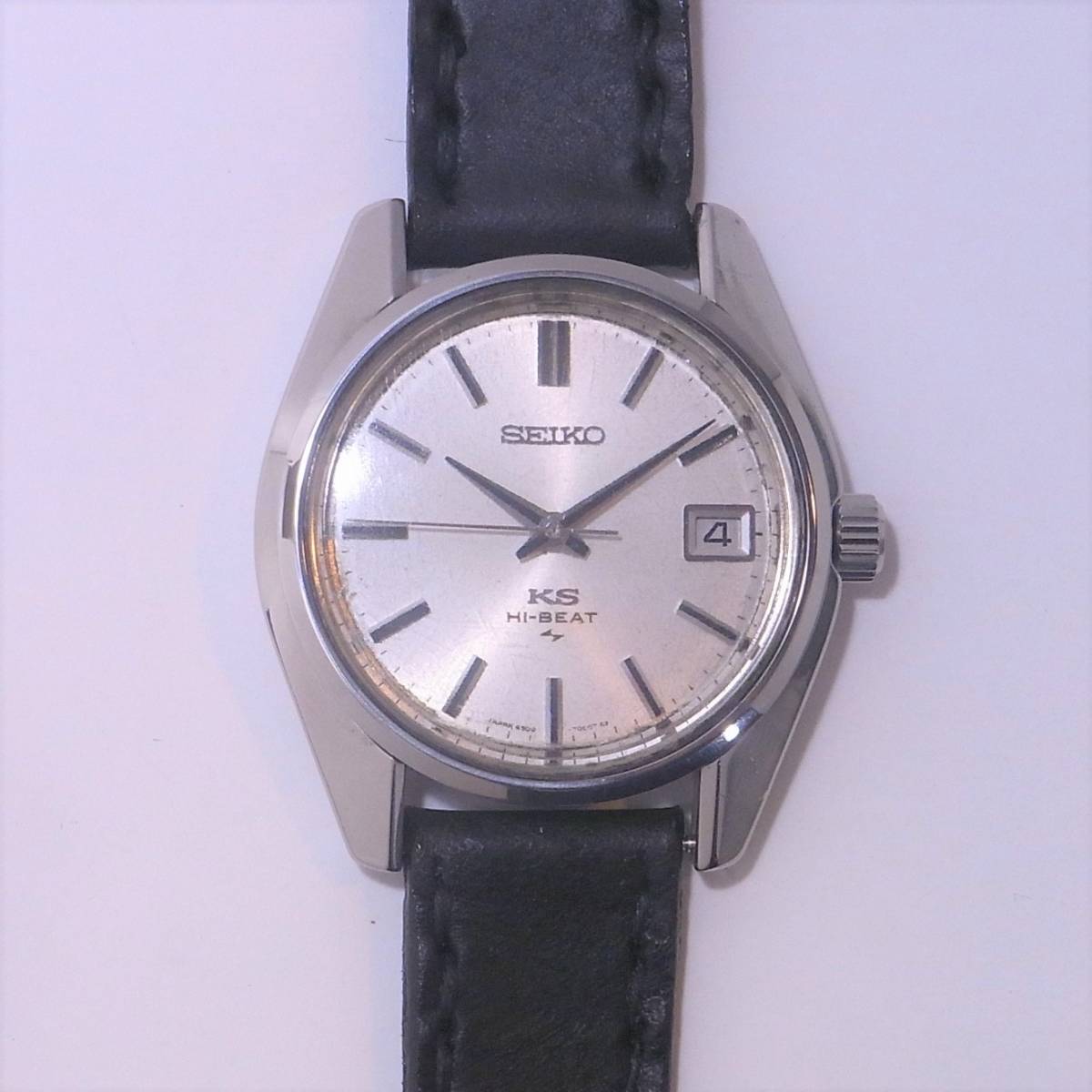 SEIKO KS キングセイコー ハイビート　自動巻き 　純正ベルト　不動 稼働品 美品 KING SEIKO キングセイコー HI-BEAT 腕時計 自動巻き