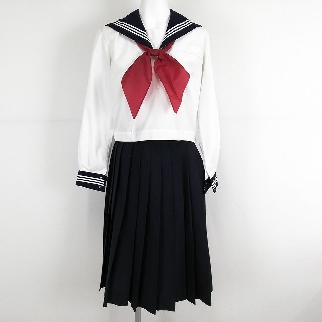 1円 セーラー服 スカート スカーフ 上下3点セット Yahoo!オークション