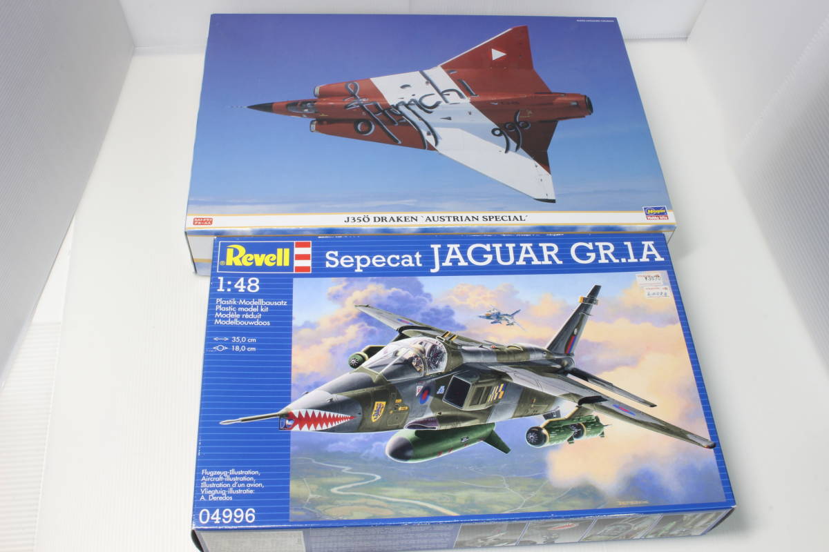 赤字超特価，限定SALE １円スタート 1/48 現用機２機セット 内袋 ハセガワ J35 ドラケン オーストラリアスペシャル / レベル SEPECAT ジャガー GR.1A(その他)｜売買されたオークション情報、yahooの商品情報をアーカイブ その他