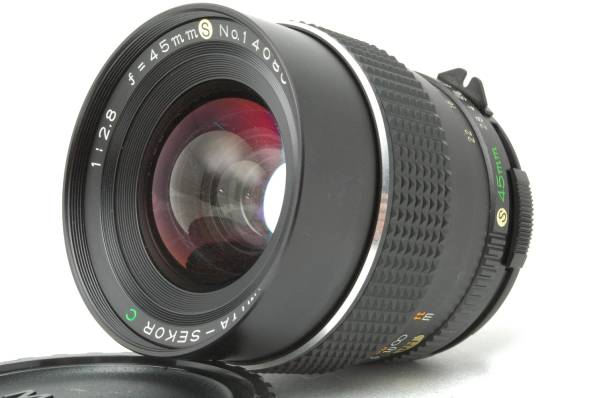 ☆希少・外観極上品☆マミヤ Mamiya SEKOR C 45mm F2.8 レンズ 大判