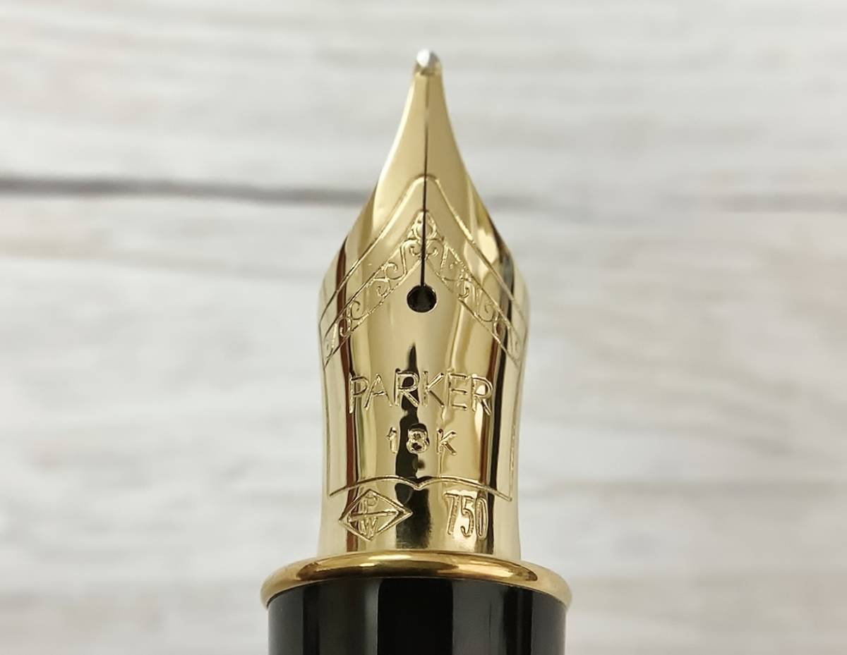 未使用】 PARKER 万年筆 ソネット ペン先18k-750 Mニブ パーカー