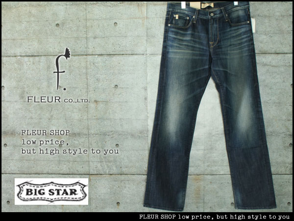 ■Y3196■1.9万 BIG STAR 1974 ウォッシュ加工デニムパンツ W31