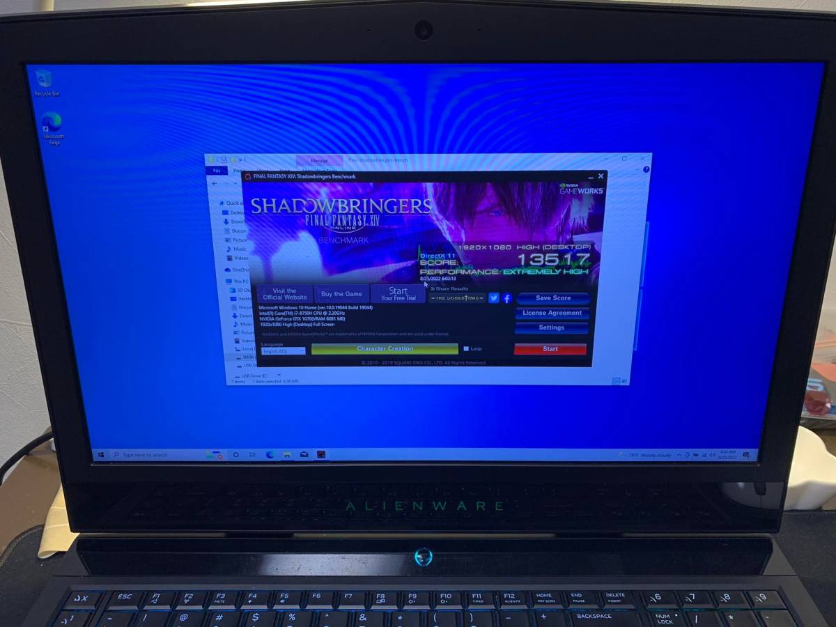 中古 美品 DELL ALIENWARE 17 R5 [17.3型/Core i7-8750H/256GB SSD+1TB 
