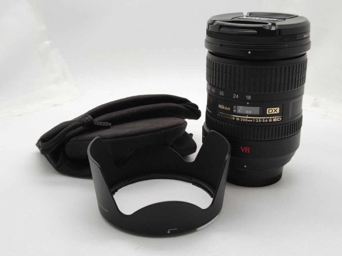 中古】Nikon DX AF-S NIKKOR 18-200mm F3.5-5.6 G ED VR ニコン HB