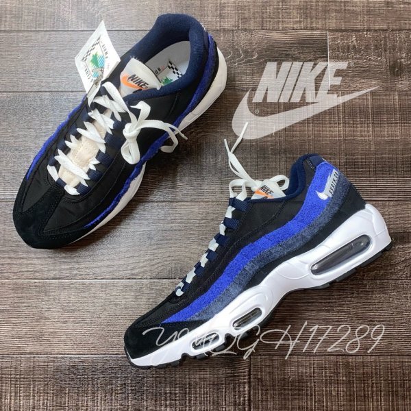 定番，最新作 NIKE ナイキ AIR MAX 95 SE エア マックス DH2718-001 青黒 27.5(27.5cm)｜売買されたオークション情報、yahooの商品情報をアーカイブ公開 - オークファン 27.5cm