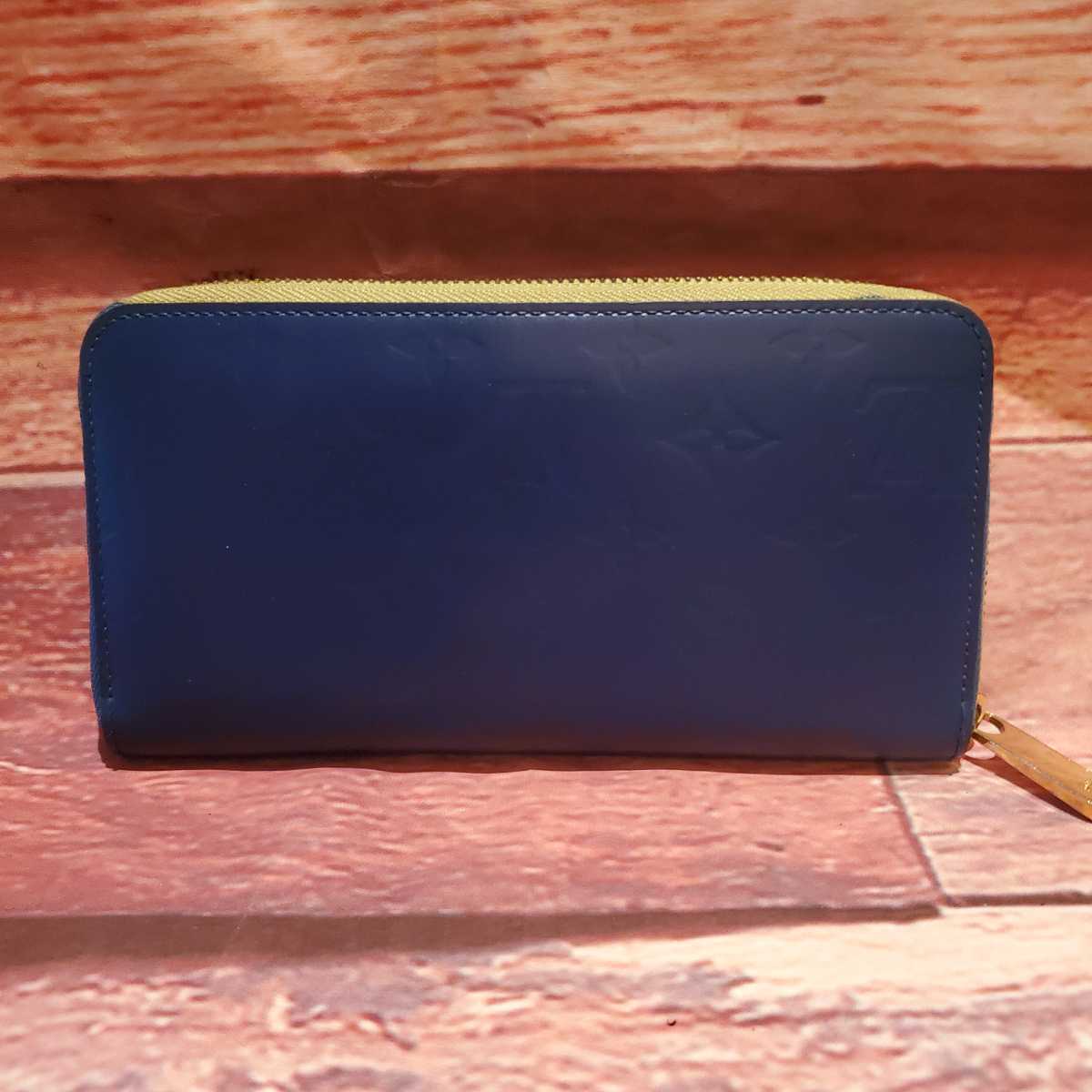 ☆510☆LOUIS VUITTON ルイヴィトン☆長財布☆ジッピーウォレット☆ブルー×