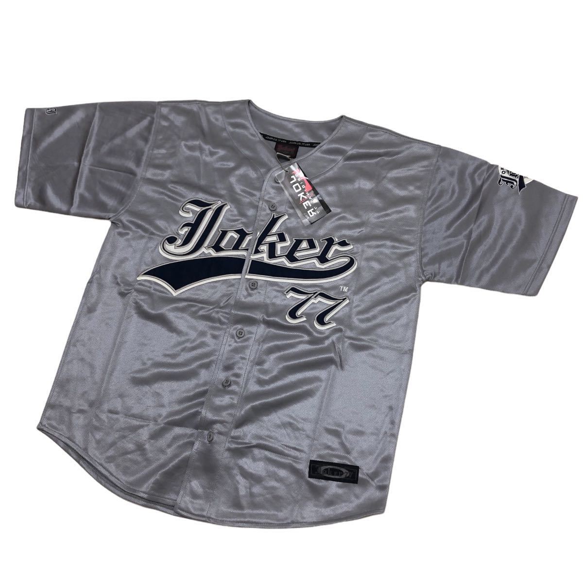 J-2 未使用品 JOKER 77 ジョーカー 77 ベースボールシャツ 野球 半袖  