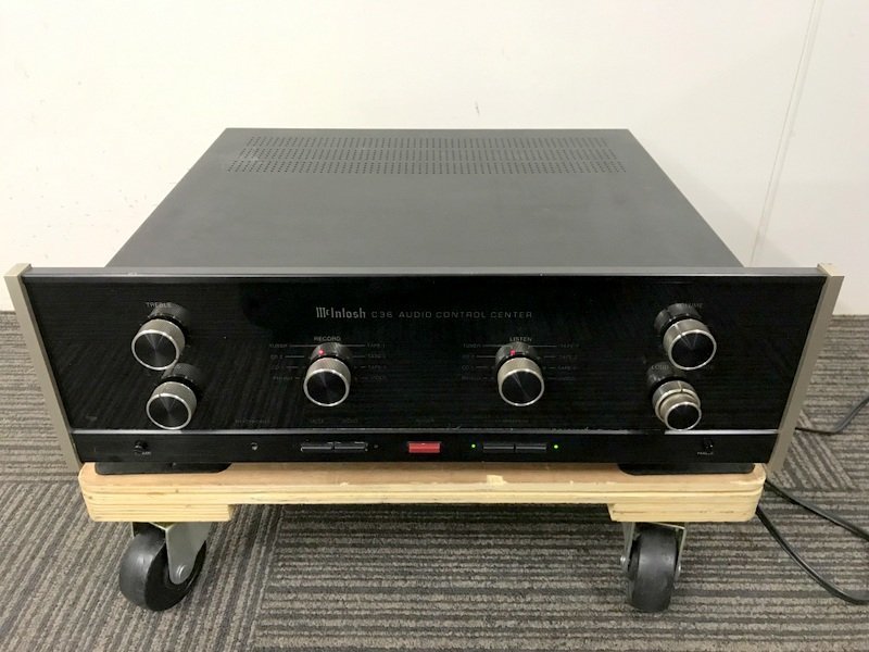 McIntosh プリアンプC36AUDIO CONTROLCENTER正規品 mcintosh C36 オーディオコントロールセンター マッキントッシュ S0664