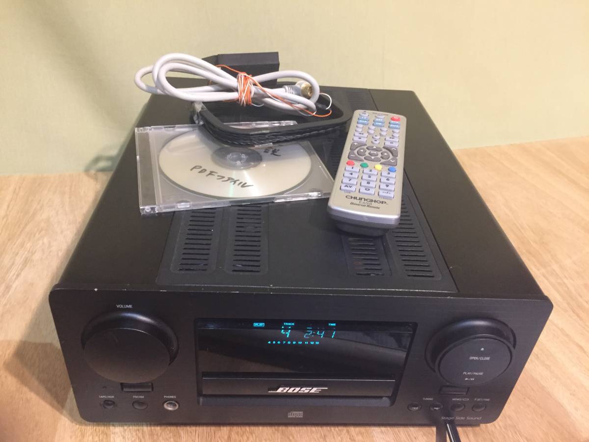 ★BOSE★SSS-1MC★高級機種.取説（PDF）FMアンテナ（自家製）代替リモコン、完動品！