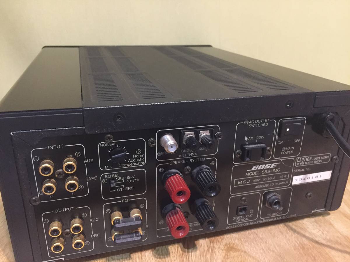 ★BOSE★SSS-1MC★高級機種.取説（PDF）FMアンテナ（自家製）代替リモコン、完動品！ オーディオ機器 SSS-1MC BOSE sss-1mc」オーディオ機器の落札相場 ステレオ工房 ポニー：BOSE_SSS-1MC_007