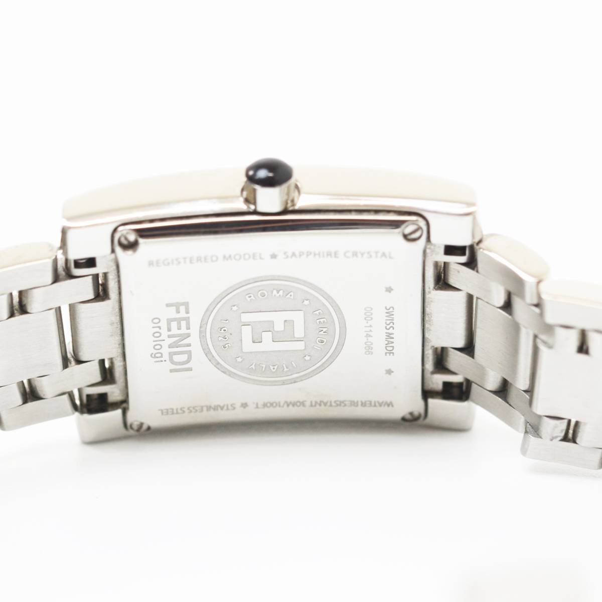 H 1円スタート FENDI フェンディ 時計 シルバー クラシコ タンク