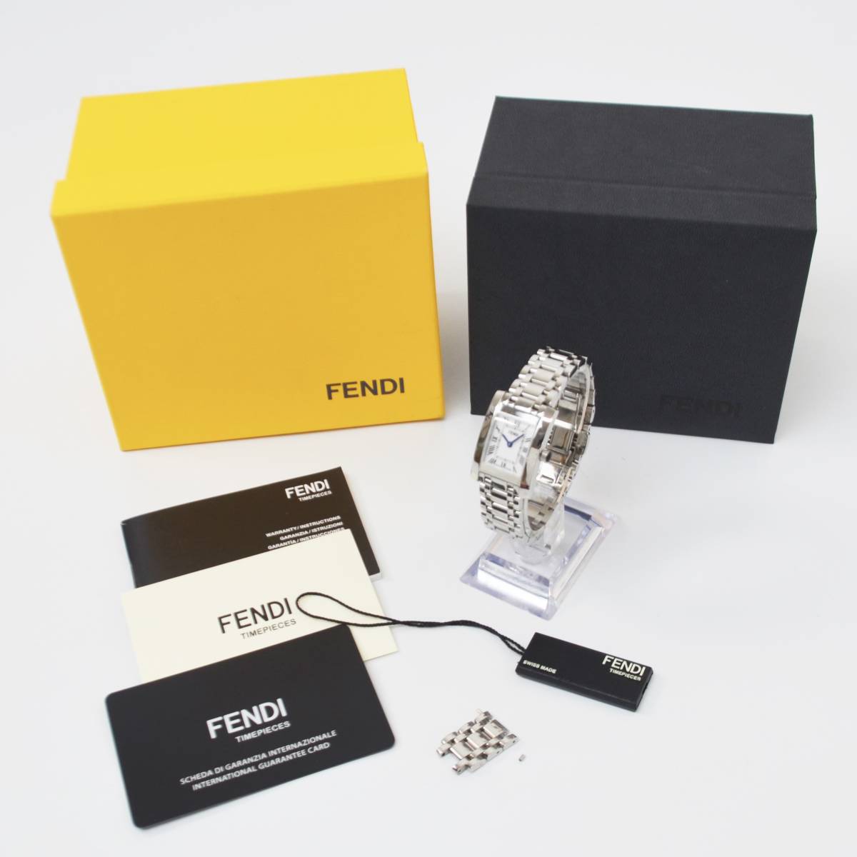 H 1円スタート FENDI フェンディ 時計 シルバー クラシコ タンク