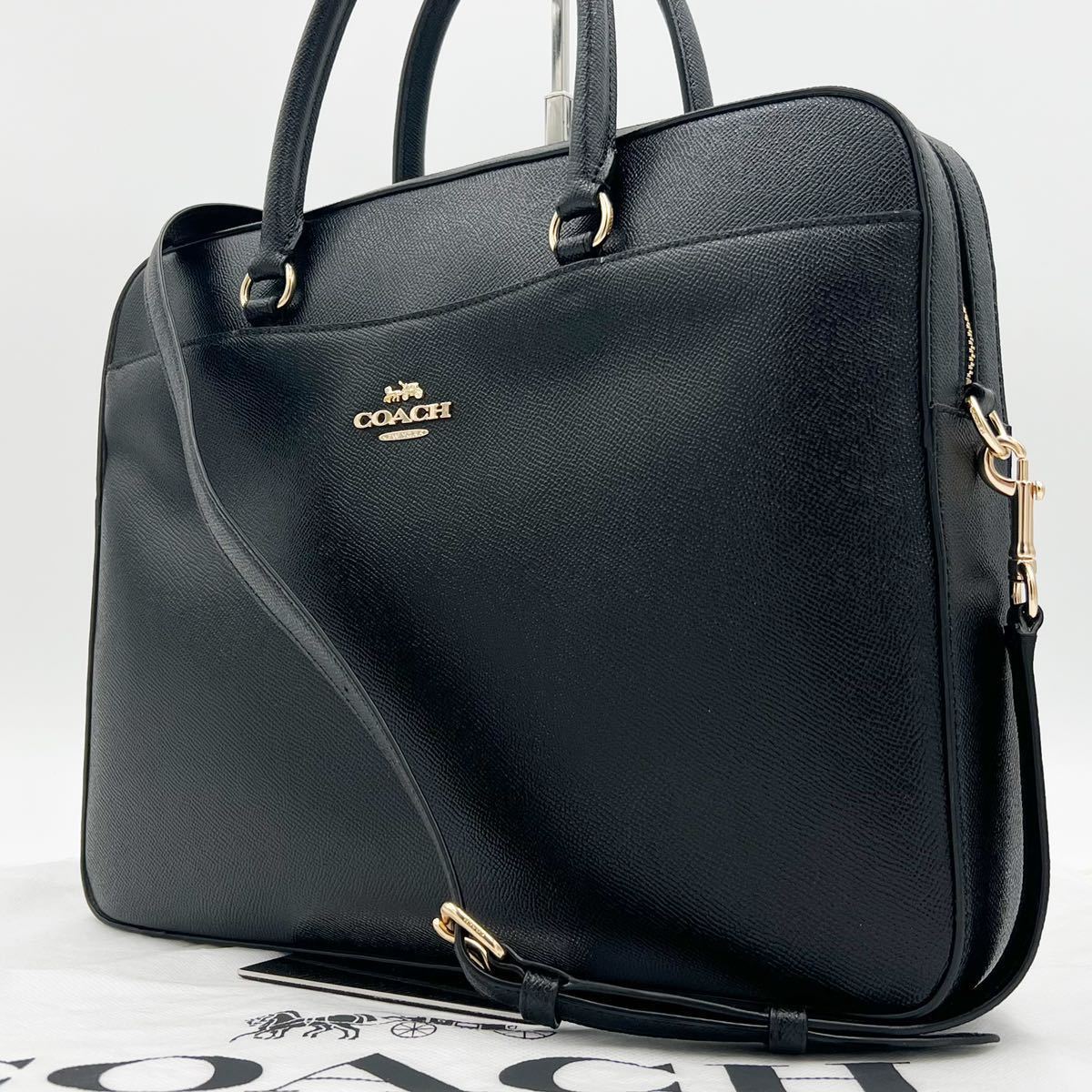 1円 未使用 人気 COACH コーチ トートバッグ ビジネス ショルダー 大 