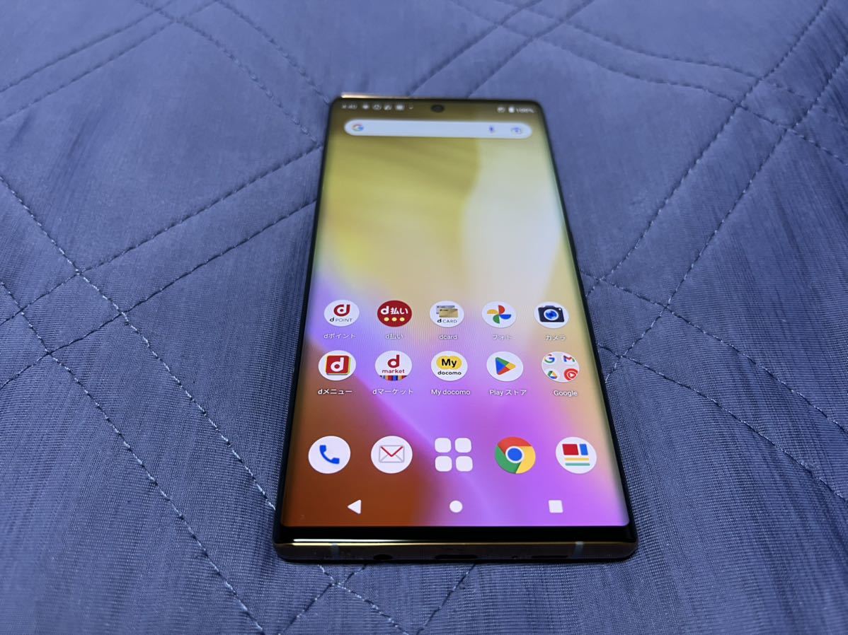 中古arrows NX9 128GB ゴールド F-52A docomoロック解除SIM