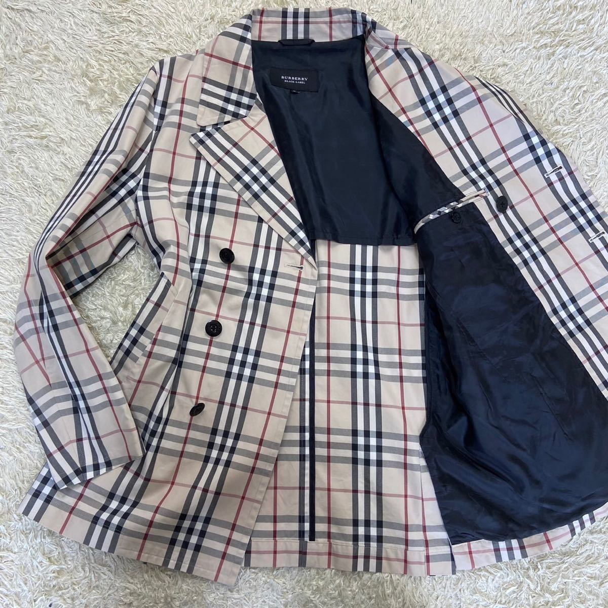 LABEL BLACK BURBERRY バーバリーブラックレーベル M シャドーチェック 