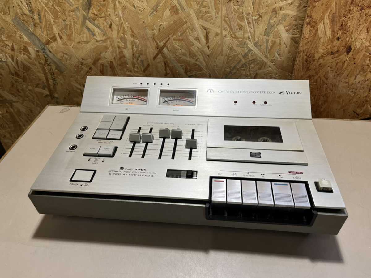 〇 Victor ビクター KD-770 SA STEREO CASSETTE DECK ステレオカセット