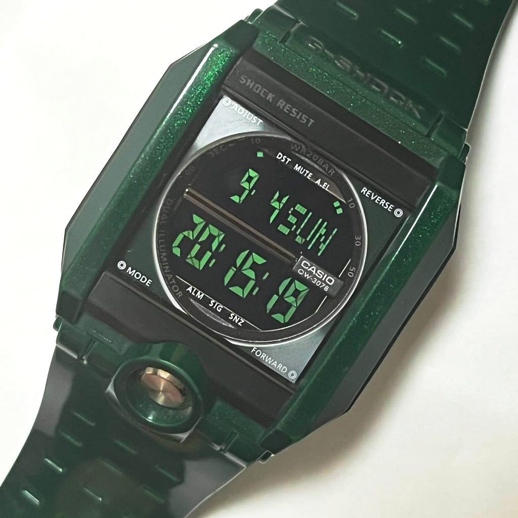 電池交換済 G-SHOCK CASIO G-8100A Gショック 緑 グリーン デジタル