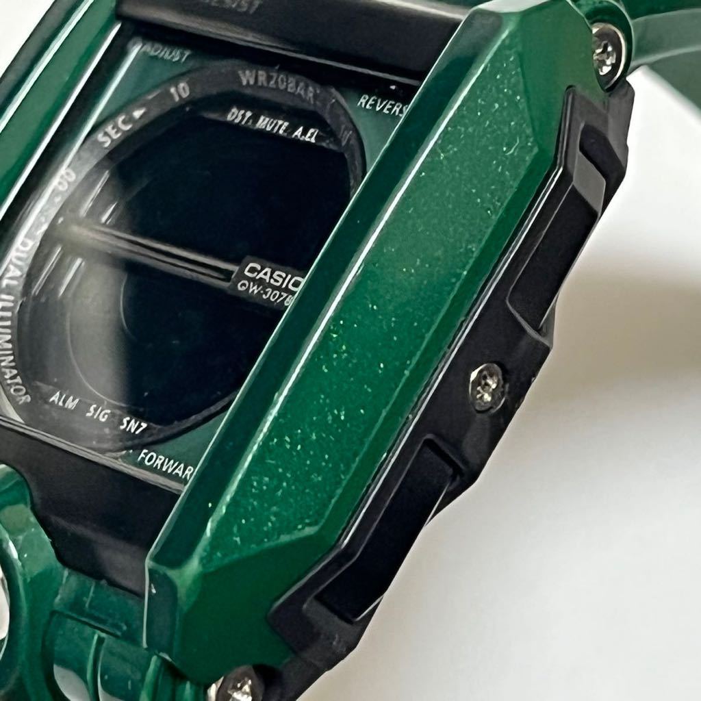 電池交換済 G-SHOCK CASIO G-8100A Gショック 緑 グリーン デジタル