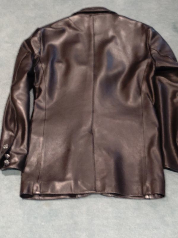 激レア 美品クロムハーツ CHROME HEARTS レザーテーラード2ボタン  