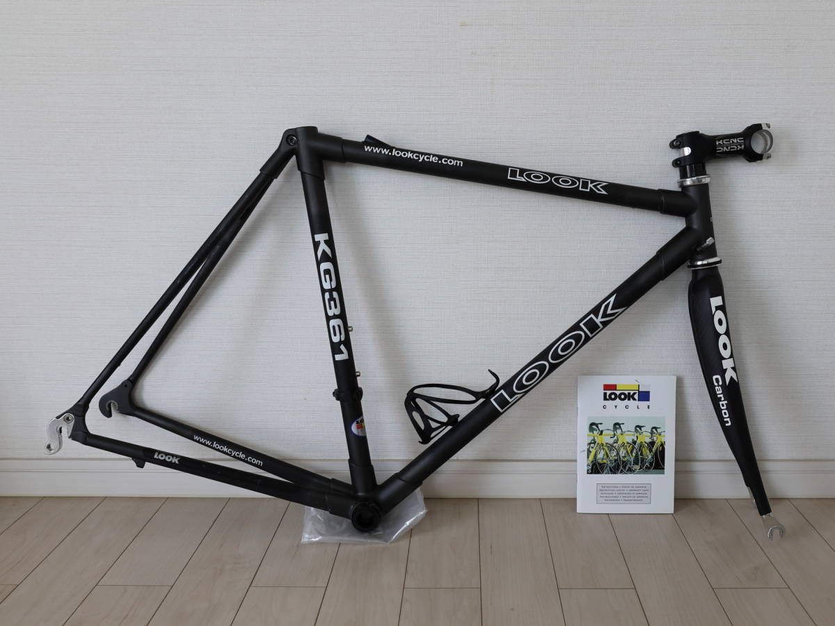 LOOK ルック カーボン フレーム フォーク セット KG361 マットブラック 