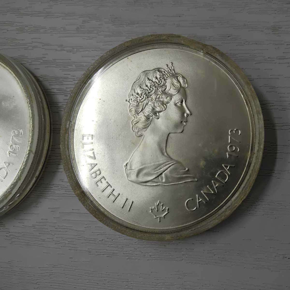ELIZABETH Ⅱ エリザベス2世 記念銀貨 5ドル 1973年 2枚セット