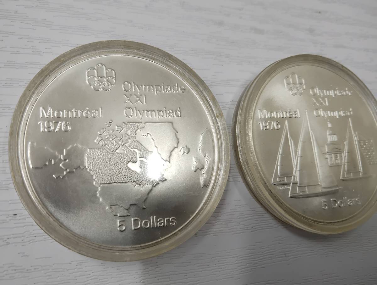 ELIZABETH Ⅱ エリザベス2世 記念銀貨 5ドル 1973年 2枚セット