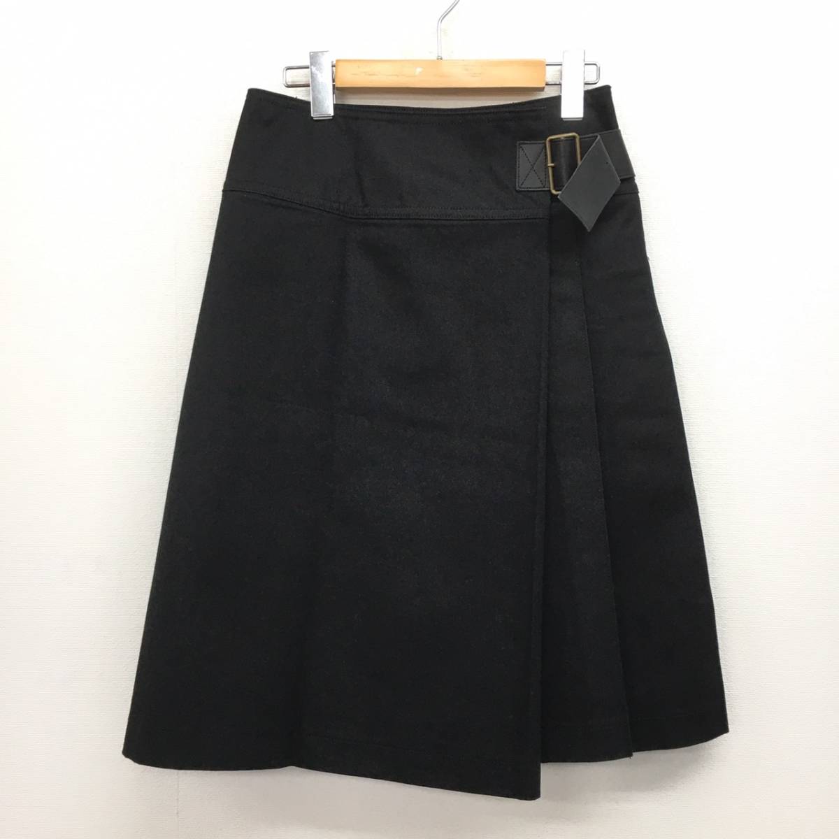 SALE，2025 tricot COMME des GARCONS ラップスカート M 黒 トリココムデギャルソン 日本製 TI-S032 巻きスカート 複数落札同梱OK B220905-302(プリーツスカート（ミニ）)｜売買されたオークション情報、yahooの商品情 女性用