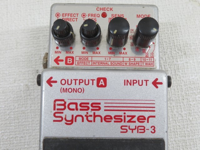 BOSS SYB-3 ベースシンセサイザー　箱付き　取り扱い説明書付き BOSS - SYB-3 | Bass Synthesizer
