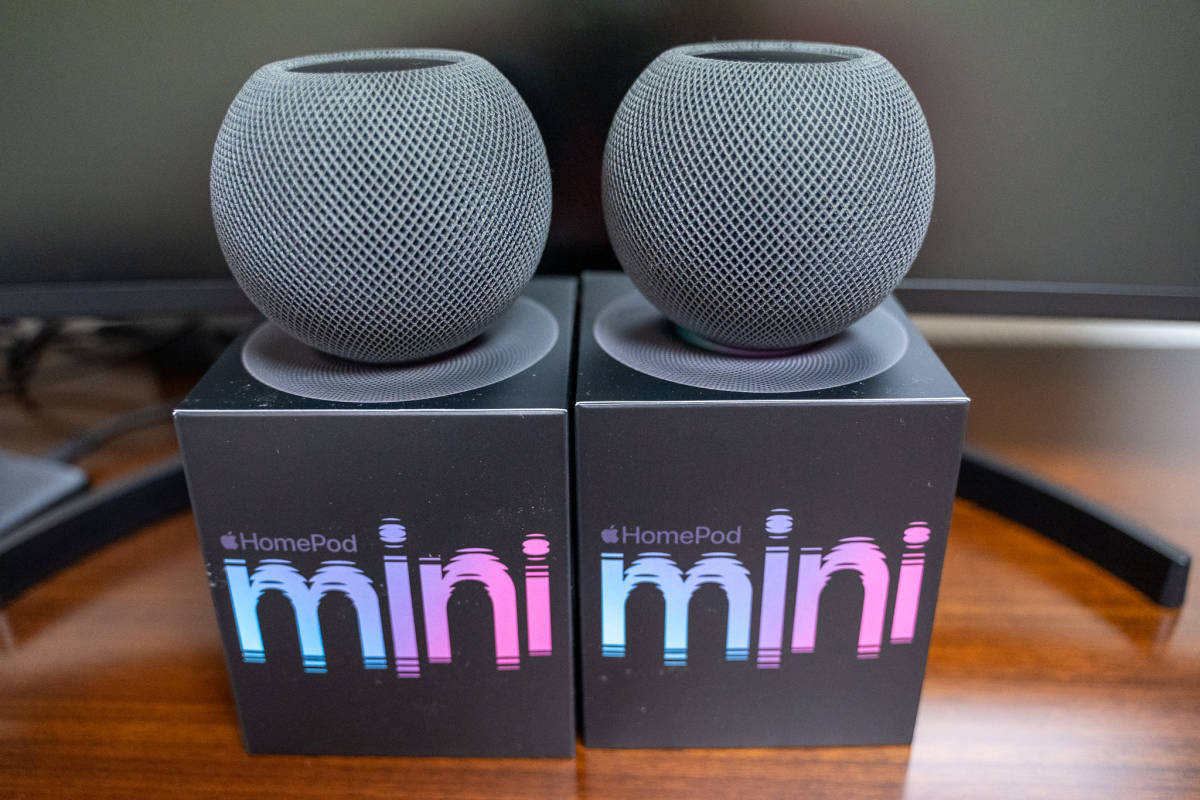 超美品】Apple HomePod mini アップル スマートスピーカー 2個セット