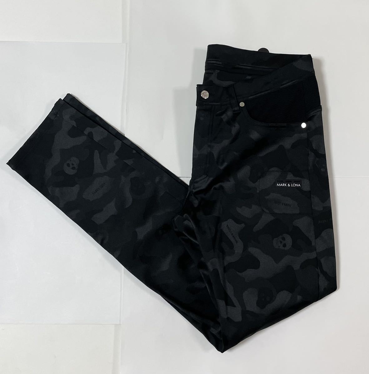 美品 ★ MARK&LONA カモジャガード パンツ ボトムス マーク&ロナ 美品 2021モデル MARK&LONA 】 マークアンドロナ カモ ジャガード