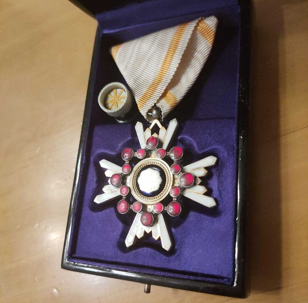 勲五等瑞宝章（瑞宝双光章）明治勲章 純銀製 勲章 Japanese medals