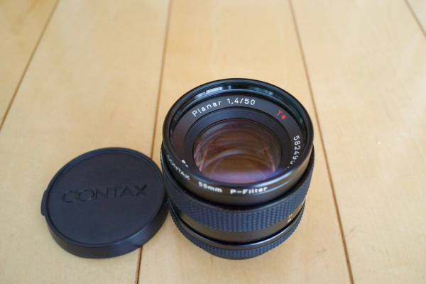 美品　CONTAX　Carl Zeiss Planar 1.4/50 mm [58番台]