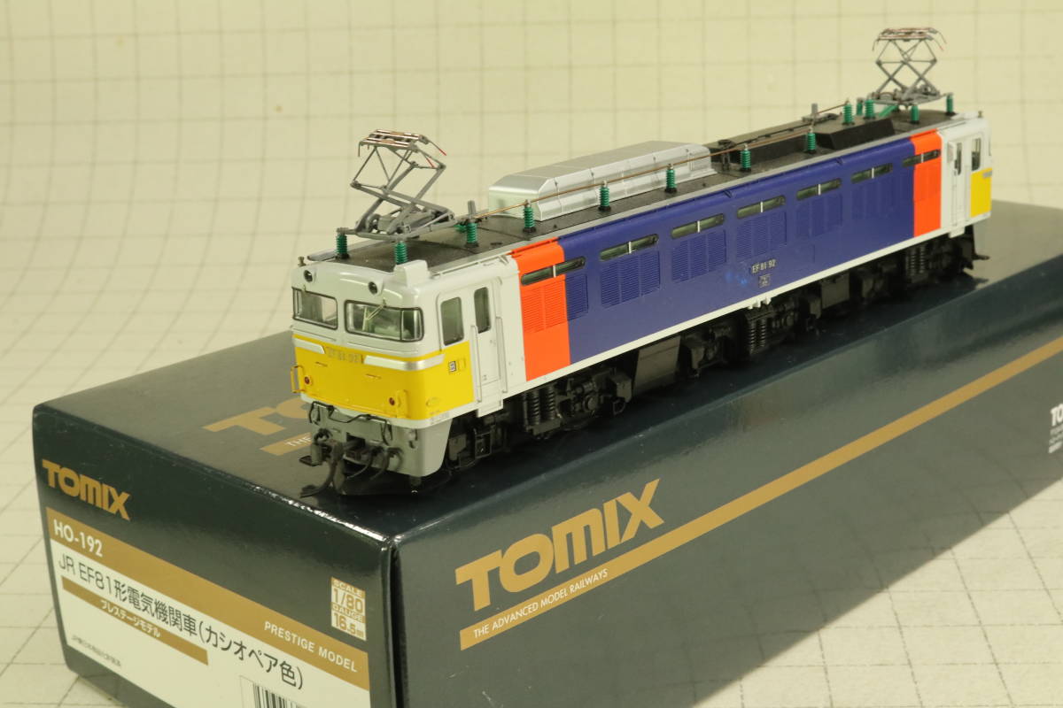 TOMIX JR EF81 カシオペア色 HO HO-192 プレステージモデル EF81形