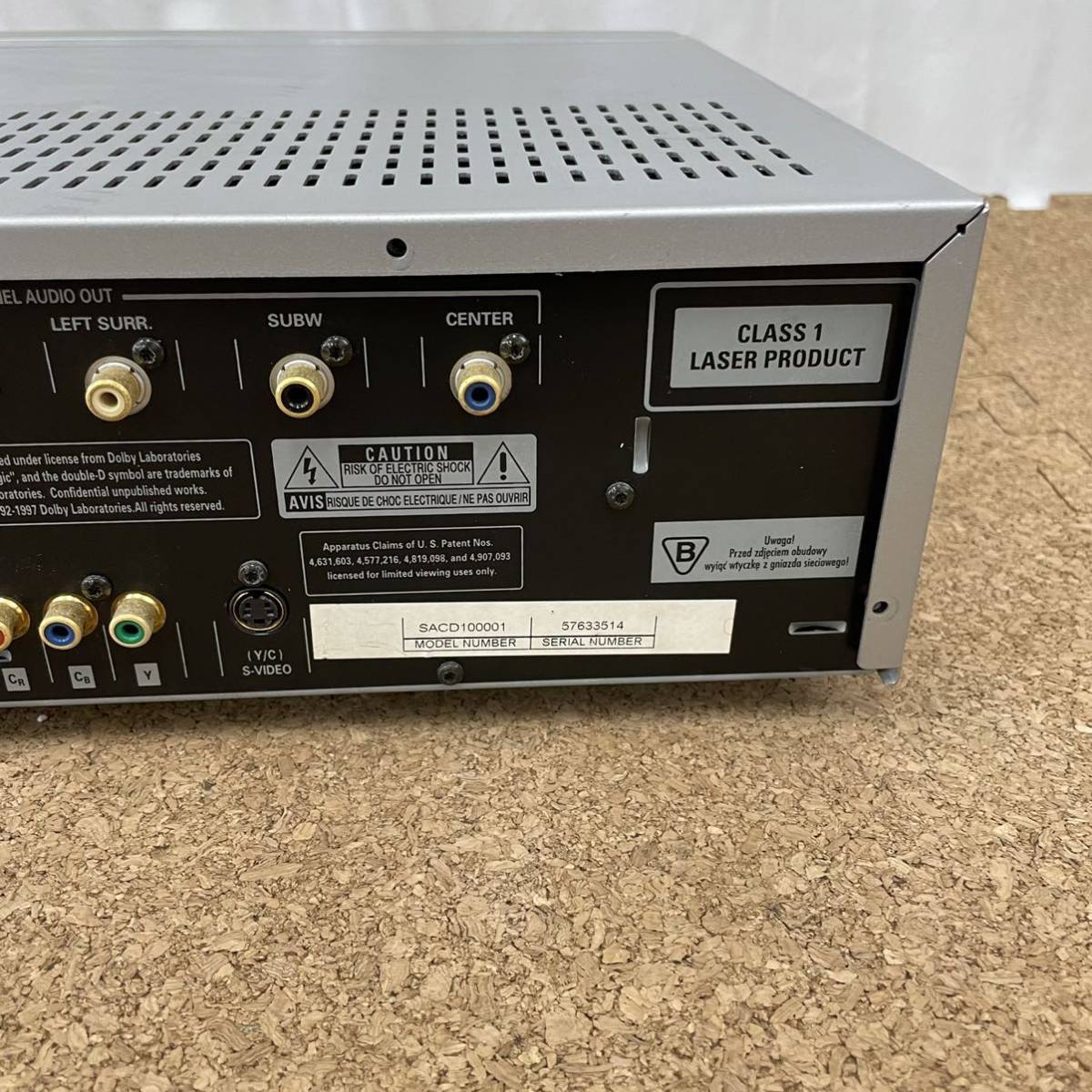 HOT，大人気 □ 【999円スタート】PHILIPS フィリップス SACDプレーヤー SACD1000 SUPER AUDIO CDデッキ CDプレーヤー レトロ　ヴィンテージ