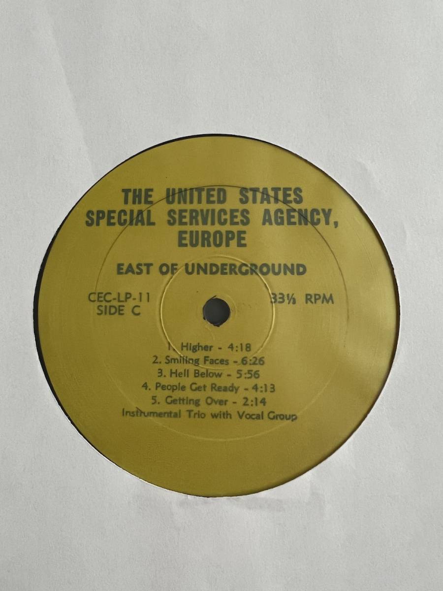 East Of Underground 美品 LP Rare Groove Jazz Funk Deep Funk East