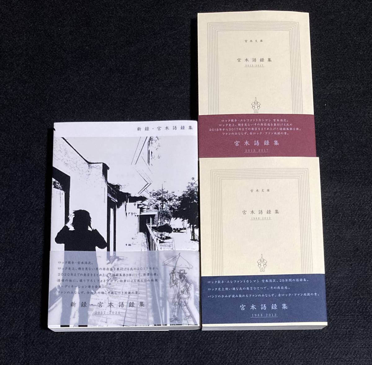 美品】宮本浩次 宮本語録集3冊セット エレファントカシマシ 美品】宮本浩次 宮本語録集3冊セット エレファントカシマシ