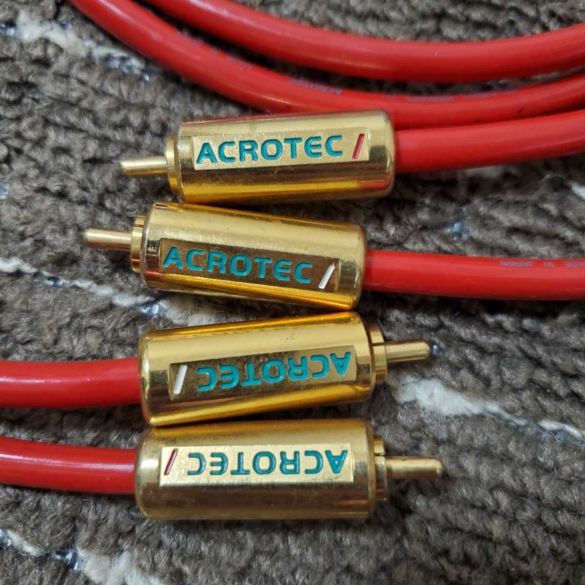 ACROTEC RCAケーブル ペア 「acrotec 6n-a2050」RCAケーブル (音響用