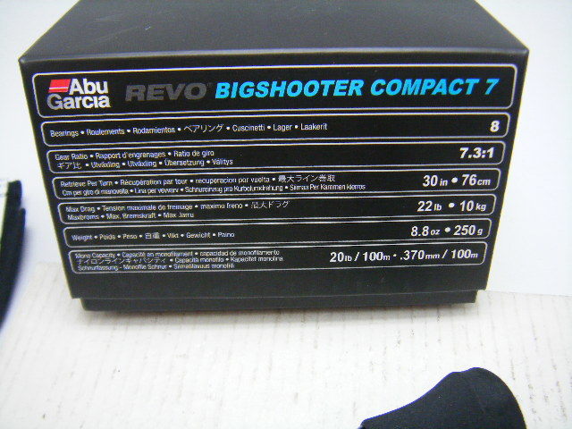 即決！◇新品！アブ レボ ビッグシューターコンパクト7 右巻き◇REVO