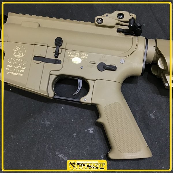 CQB-R M4 スポーツライン G3電動ガン S&T フレームDE ≪電子